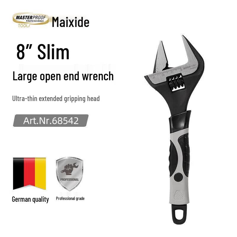 MASTERPROOF Large Opening Adjustable Faucet Wrench