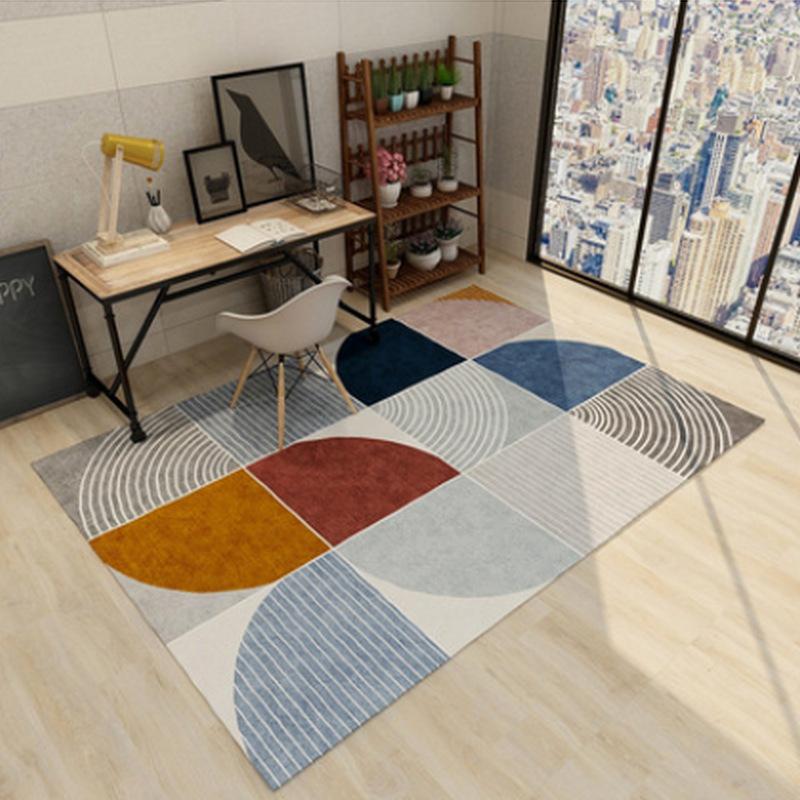 Bedroom Living Room Carpet Large Area Sofa Coffee Table Carpet Thickened Anti Slip Carpet
