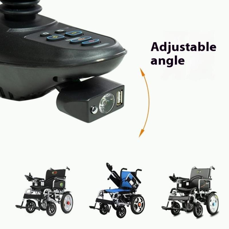 Electric Wheelchair Light Hands Adjustable Angle High Brightness 3 Pin Xlr Head Wheelchair Lighting Controller For Night