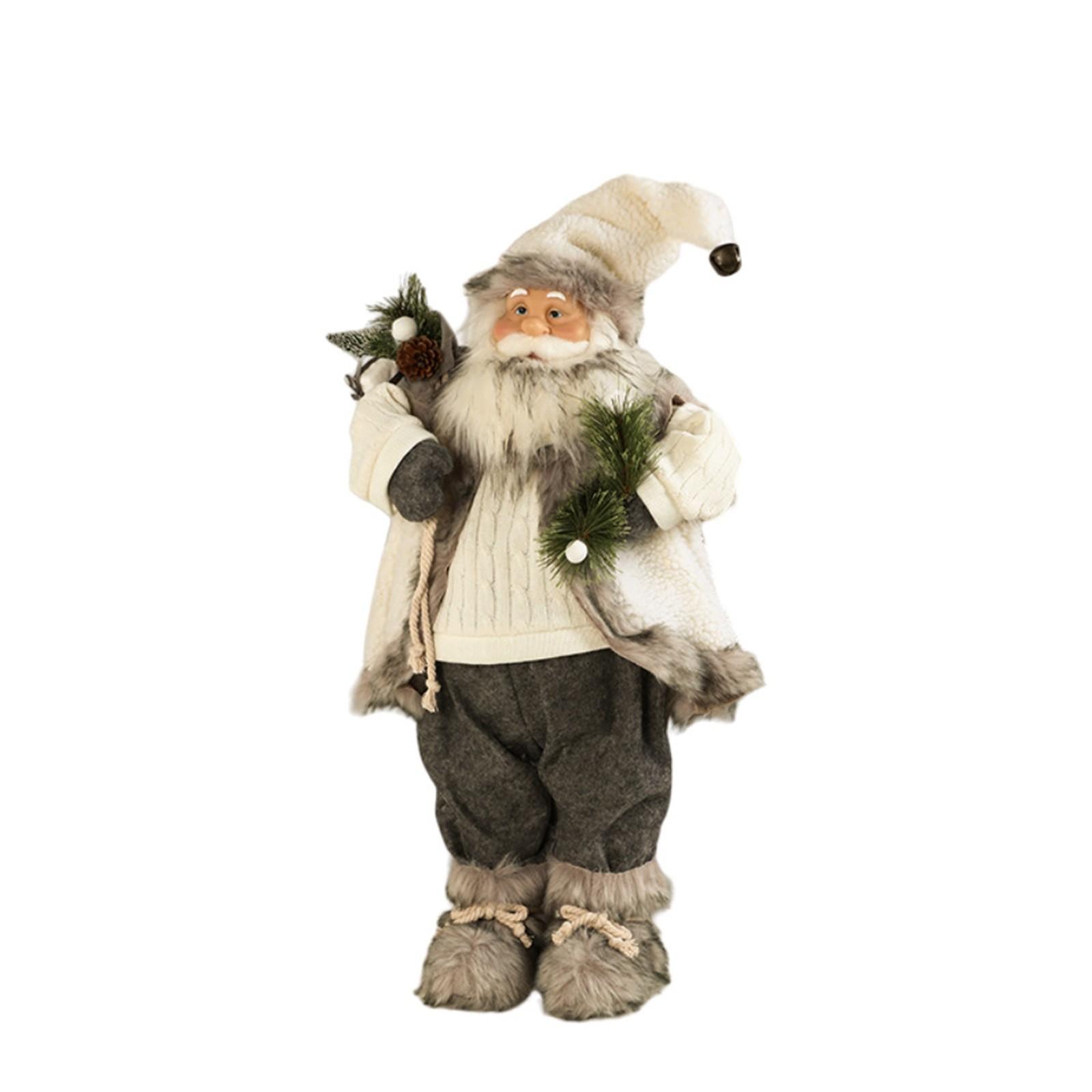 

Телескопическая кукла Рождественская кукла Украшения Мультяшный Вязаный Старик Снеговик Лось Декоративные Украшения One Size