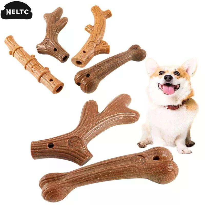 Dog ChewMolarToyPet Teeth Grinding Toy Dog Interactive Bone Training Toy Bamboo Cleaning Teeth Fixing Wear Resistant Pet Product