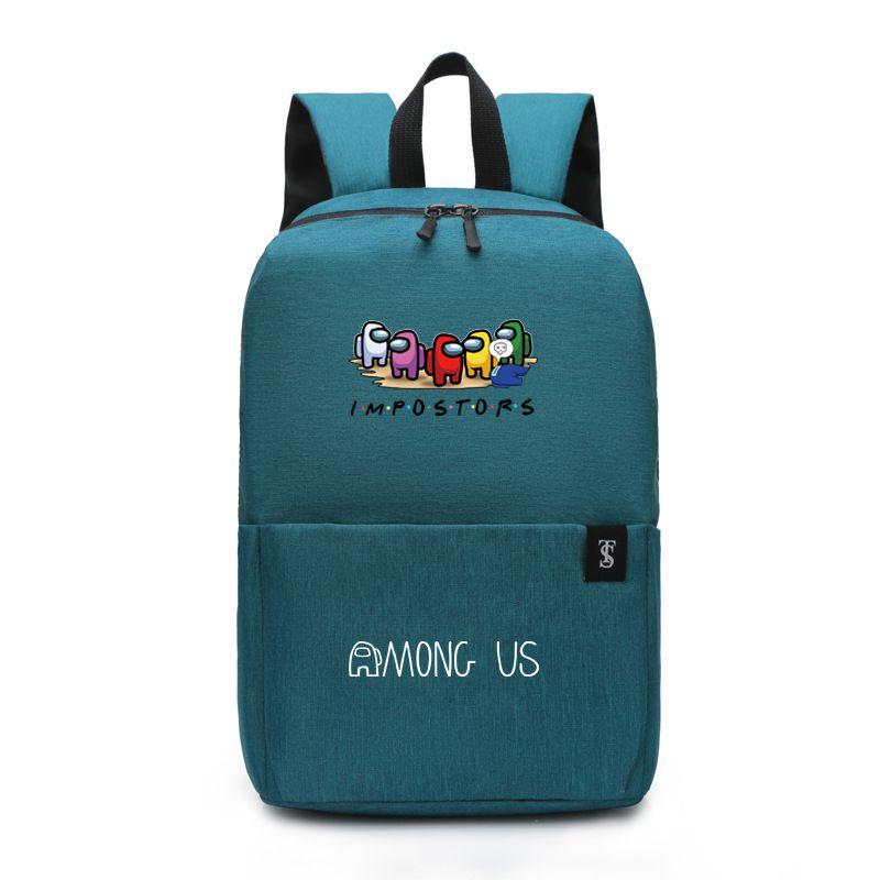 Us Among Visor Backpack Kids Rucksack Crewmate Back To School Bag Sus Impostor