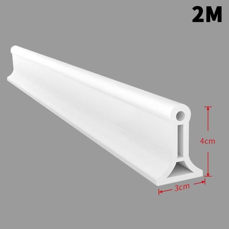 New Self-Adhesive Silicone Water Stopper Water Retaining Strip Bendable Bathroom Door Washing Machine Shower Dam Barrier