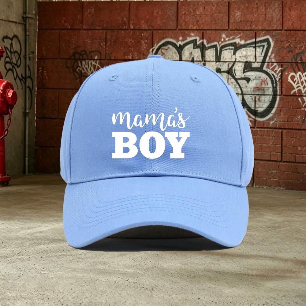 pc Printed MamaS Boy Outdoor Casual Hat Adjustable Twill Baseball Cap Lightweight Printed Craft WomenS Hat MamaS Boy Me