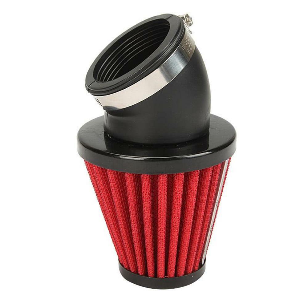48mm Universal 45° Bend Car SUV Motorcycle Racing 3"Cold Air Intake Filter Kit