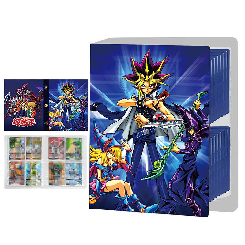 4-Pocket Yu-Gi-Oh! Card Binder, 240 Card Capacity, Cartoon Anime Card Collection Album, Card Holder Case