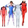 Asuka Langley Soryu Ayanami Rei Zero Two Dva Cosplay Kostümü Asuka Test Tulum Zentai Takım Anime Cadılar Bayramı Bodysuit Kadınlar