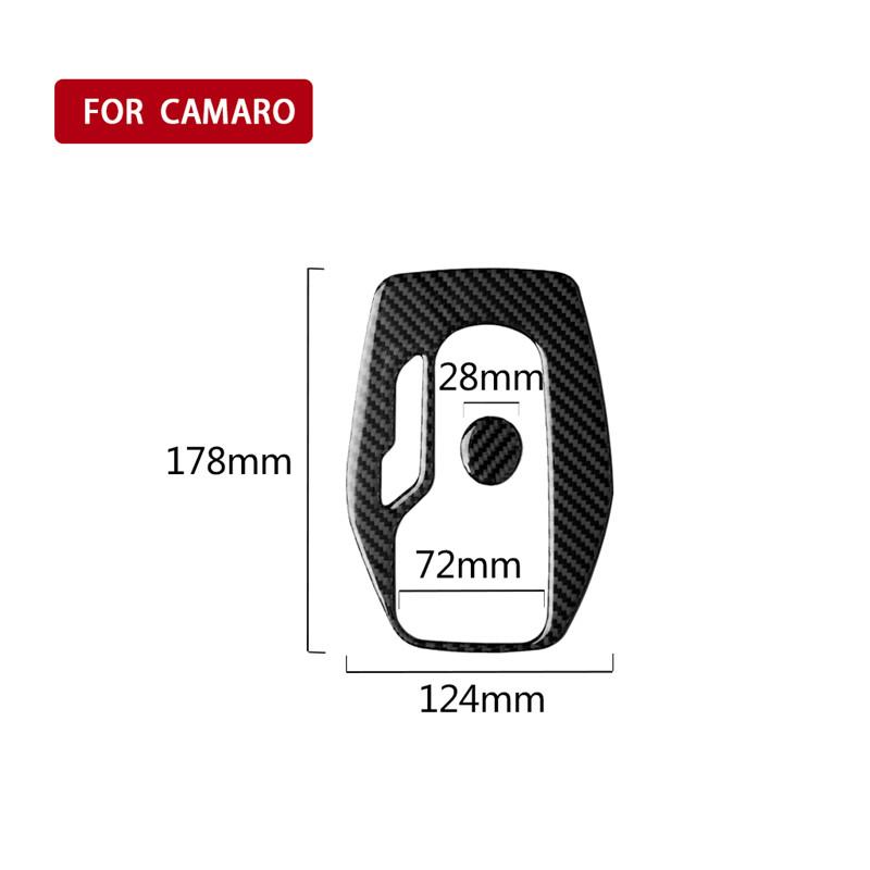 

Подходит для Chevrolet Camaro 2017-2019 Автомобильные аксессуары, наклейка на панель передач из углеродного волокна, защитная наклейка для салона чёрный