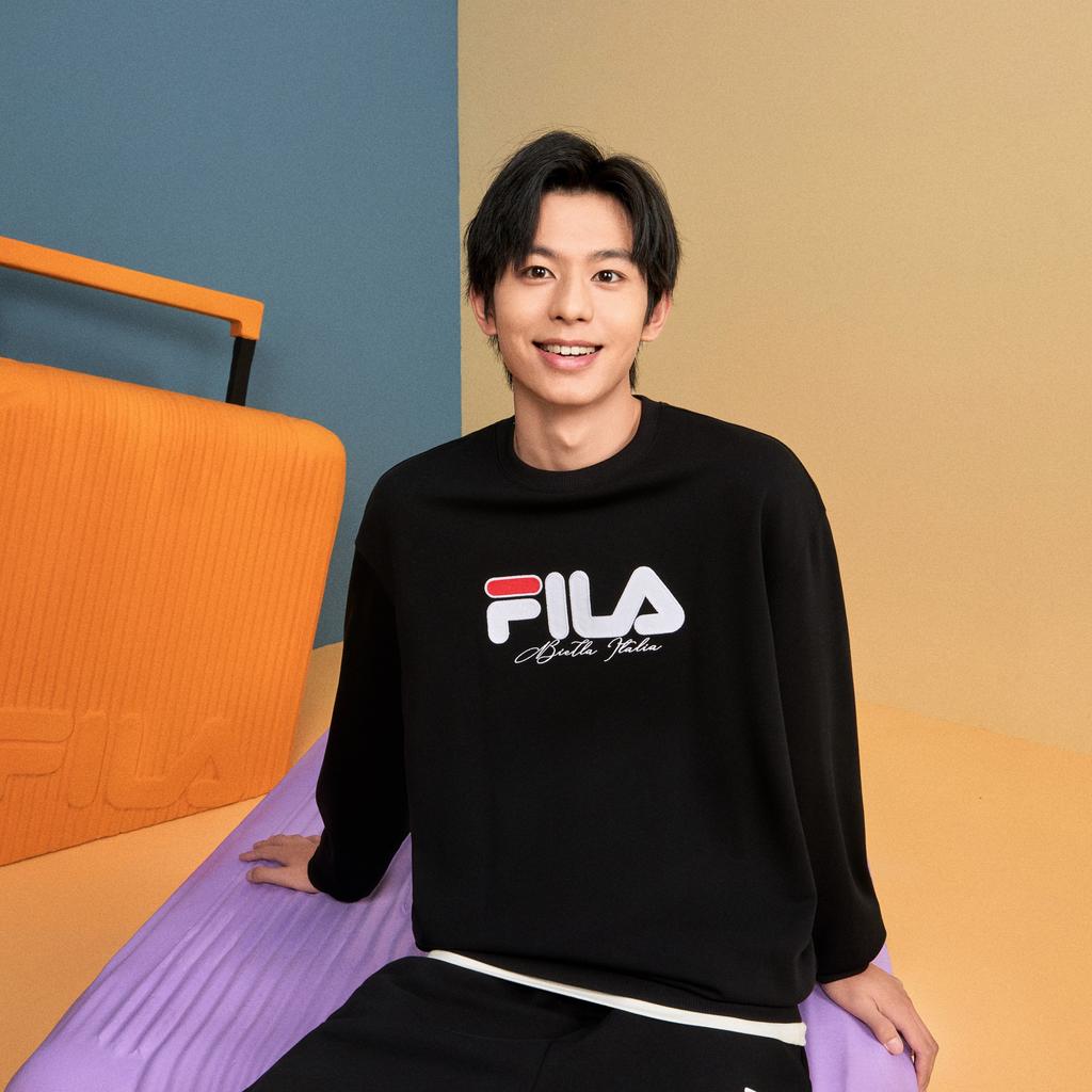 New FILA ORIGINALE Sweatshirt Men's Black F11U439204FBK