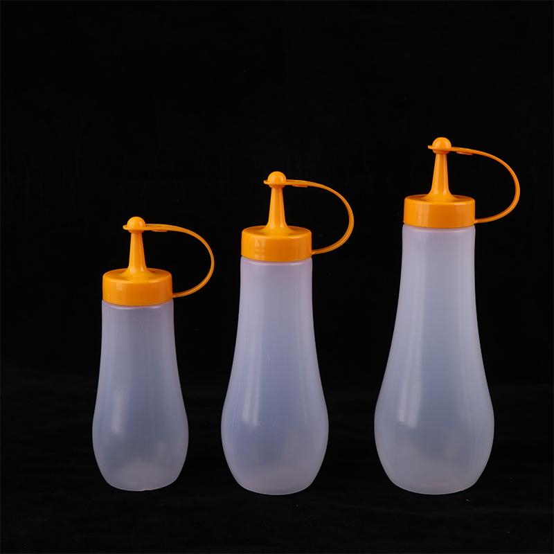 250-1000ml Condiment Squeeze Bottles Ketchup Mustard Salad BBQ Sauces Olive Oil Dispenser Kitchen Tools Squeeze Seasoning Bottle