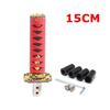 100/150/200mm JDM Katana Schaltknauf Samurai Schwert Schalthebelknauf mit 4 Adaptern Universell passend für die meisten manuellen und automatischen Autos