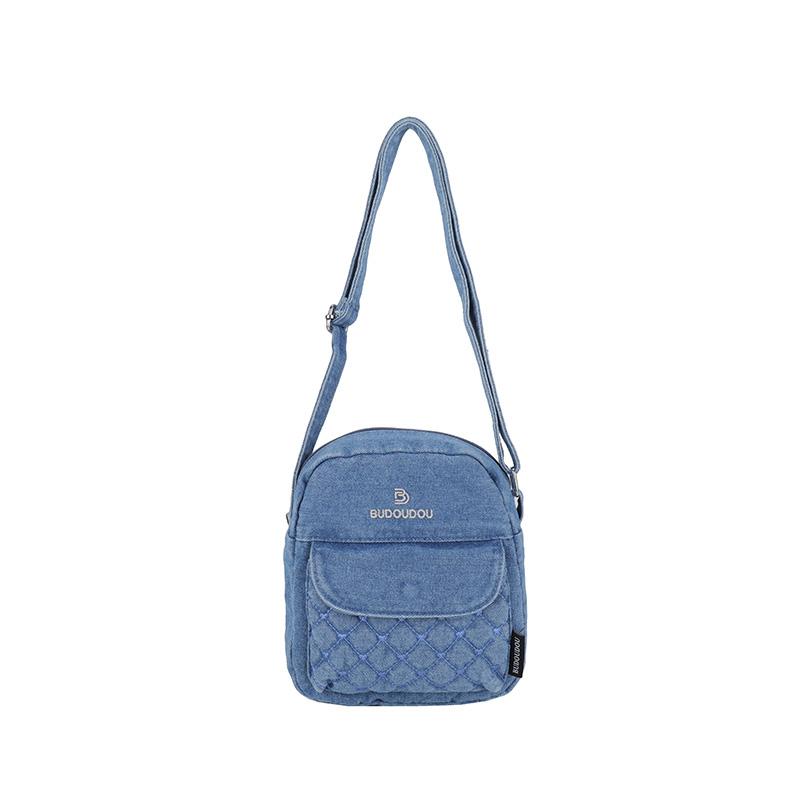 Denim Bag Women's Shoulder Bag Student Commuter Crossbody Bag