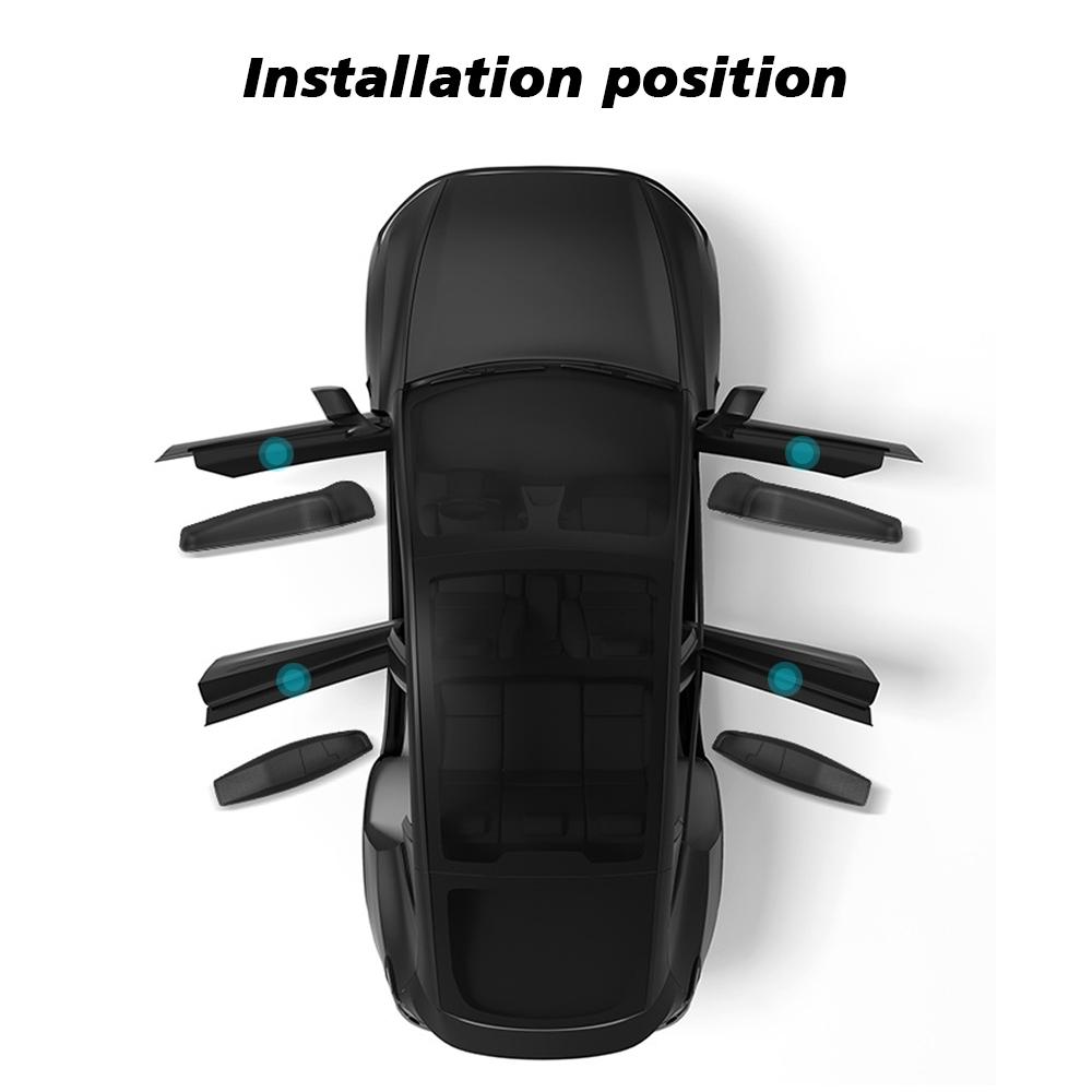 TESY For Tesla Model YL Y Launch Juniper Standard Car Door Side Storage Box Front Rear TPE Door Storage Organizer Tray