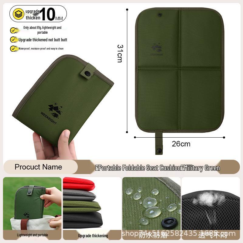 Portable Waterproof Outdoor Cushion: Thick, Moisture-Proof Mat for Camping, Festivals, or Lawn Use.