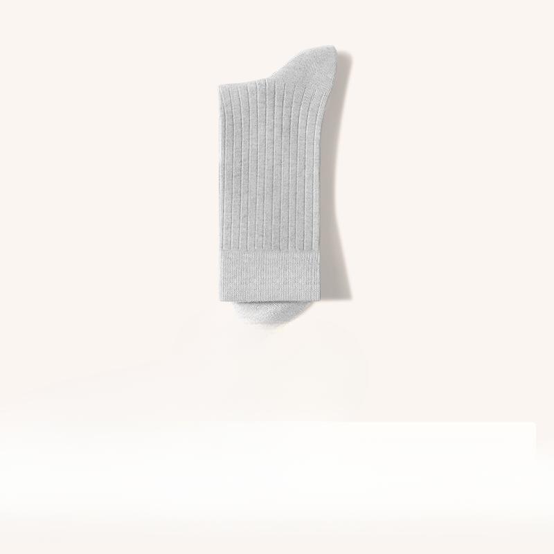 Men's Spring and Autumn Pure Cotton Deodorant Sweat Absorbing Student Tube Socks