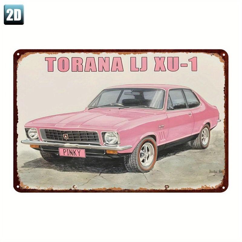

Vintage Car Metal Sign Wall Art Garage Decor