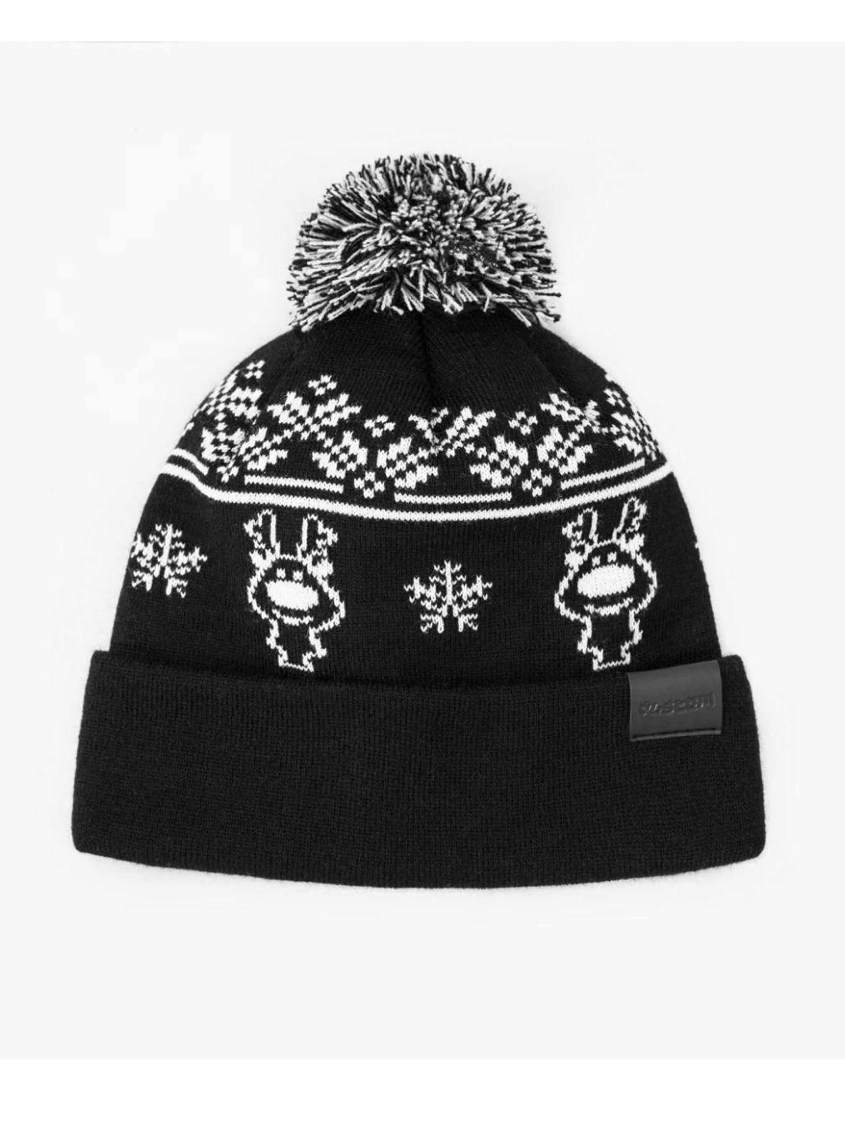 

Шапка Custom Wear з бубоном Christmas mood 46cm-56cm чорний/білий