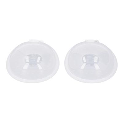 2Pcs Breastmilk Collector Shell Wearable Silicone Portable Breast Shell Prevent Leakage Overflow