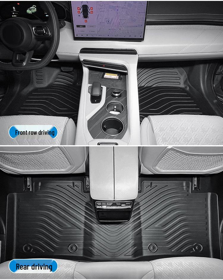 Eco-Friendly TPE Floor, Trunk, and Seat Back Mats for 2024-2025 Zeekr 007 GT