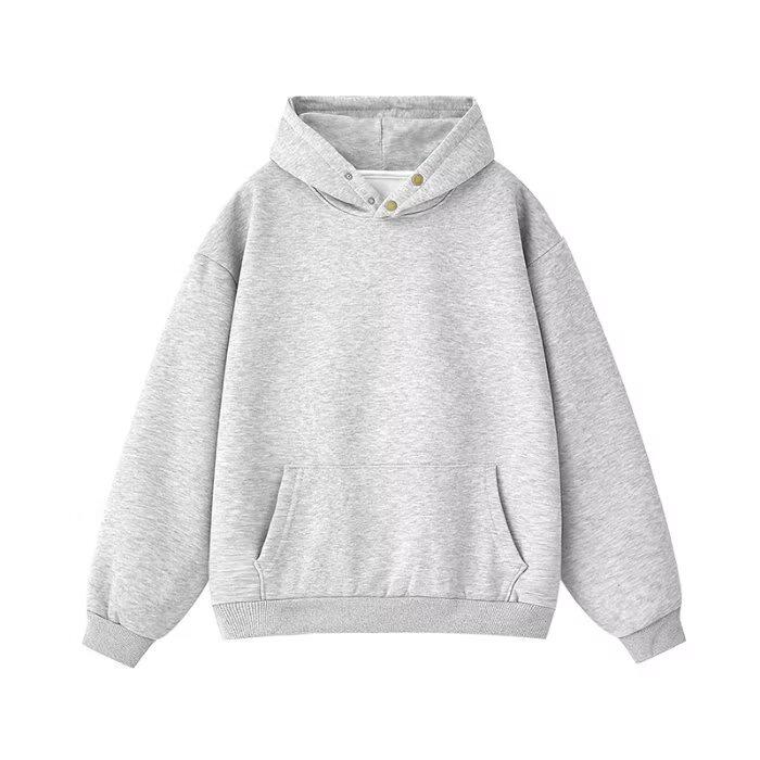 Luxury American Retro Heavyweight Cotton Hooded Sweatshirt for Men - Autumn/Winter Thickened Street Style Loose Fit