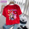 Cute Cartoon Saja Boys T-shirts Boys Girls Short Sleeve T-shirt Tops Anime Kpop Demon Hunters T Shirt Gifts Children's Clothing