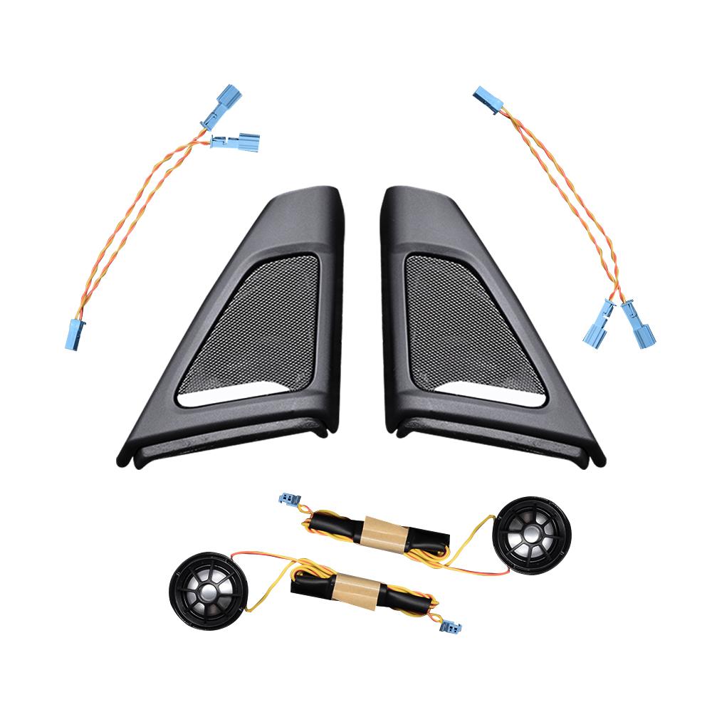 

Автомобильный динамик передней двери для BMW F10 F11 5 серии, аудио труба, твитер, крышка, головка, тройной рожок, украшение в рамке, оригинальная модель 6 piece set