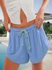 Women's Drawstring Elastic Waist Lounge Shorts Casual Beach Workout Shorts