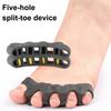 1 Paire Séparateur d'orteils Correcteur de pied Écarteurs Souples Élastiques Réglables Design à Cinq Trous Soulage les Cors aux Orteils, les Orteils en Marteau Accessoires Respirants pour le Soin des Pieds