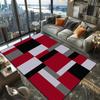 Nordic Geometric Pattern Carpets for Living Room 200x300cm Luxury Large Room Rugs Machine Washable Non-slip European Tatami Mat