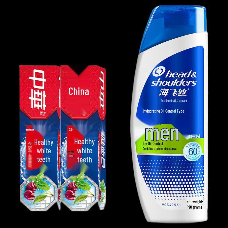 Zhonghua Toothpaste & Men s Shampoo Refreshing Set