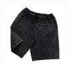 Summer New Casual Denim Shorts Y2K Side Striped Pattern Shorts Men Street Retro Harajuku Hip Hop Loose High Waist Sports Shorts