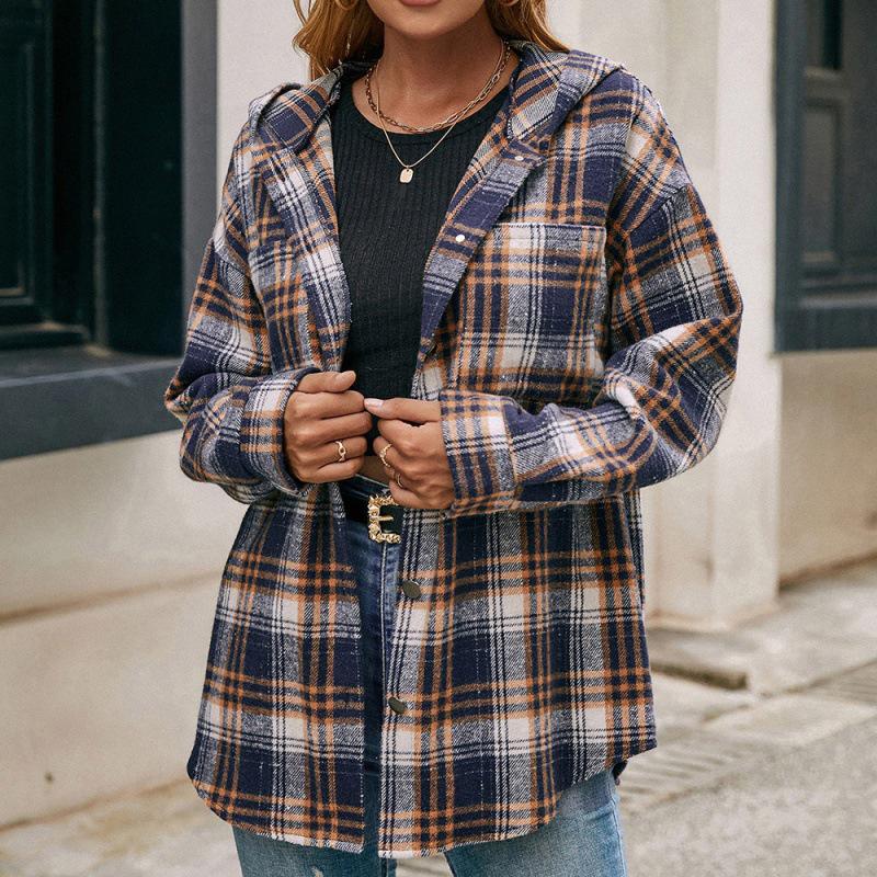 Long-Sleeved Hooded Jacket Women 