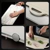 Stainless Steel Dual-Sided Cutting Board Chopping Board Kitchen Easy to Clean Food Grade Hanging Holes Kitchen Cutting Board
