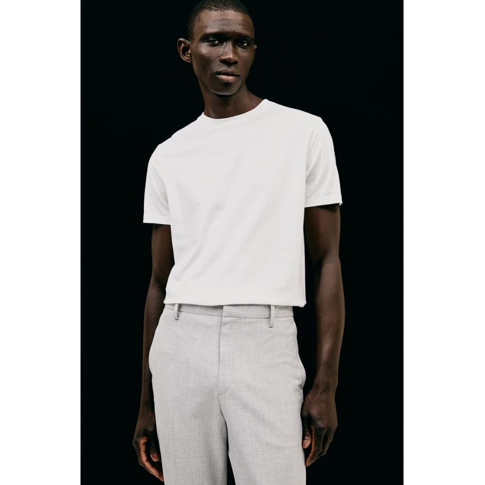 H M sliM Fit Pants Grey