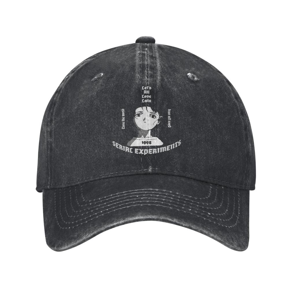 Lain Iwakura The Wired Serial ExperiUnisexts Lain Anime Casual Baseball Cap Summer Trucker Hats Unisex Women Baseball Caps