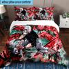 3PCS Tokyo anime Artwork 3pcs Bedding,Including 3PCS Duvet Cover And 2pcs Pillowcases Perfect for Christmas,Ideal for Bedroom, Dormitory