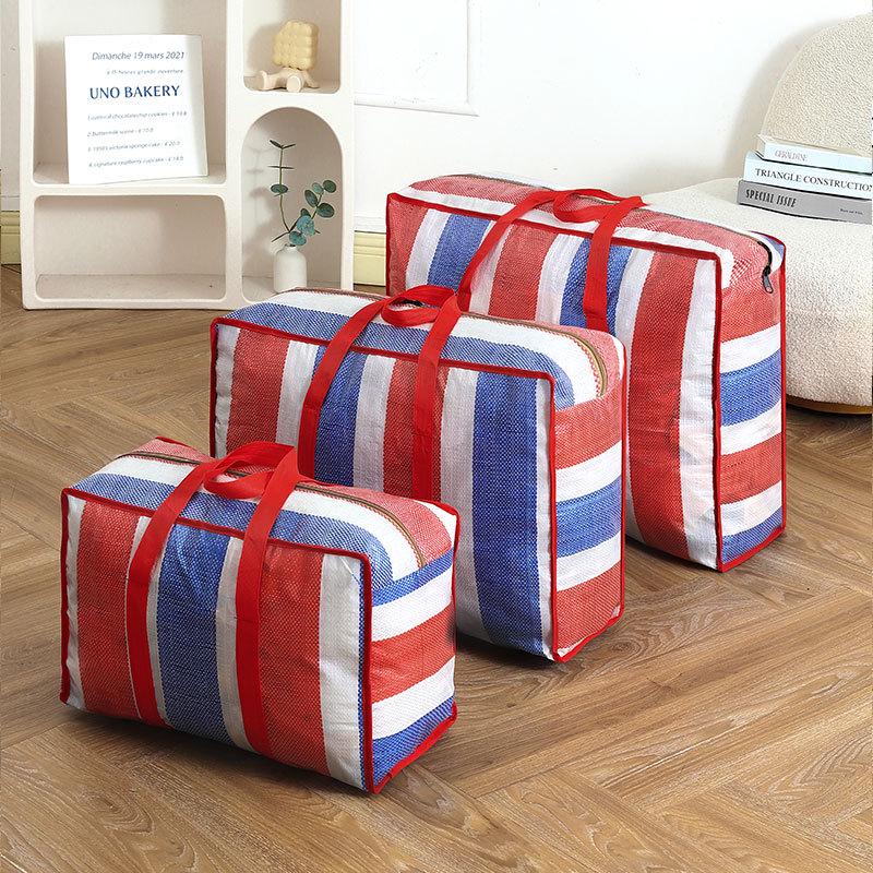 

Сверхбольшая влагозащищенная тканая сумка для хранения для упаковки и багажа Small 48x32x24CM