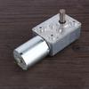 DC 12V Worm Gear Motor Double Shaft Geared Motor Universal Self Locking Motor  Industrial Machinery