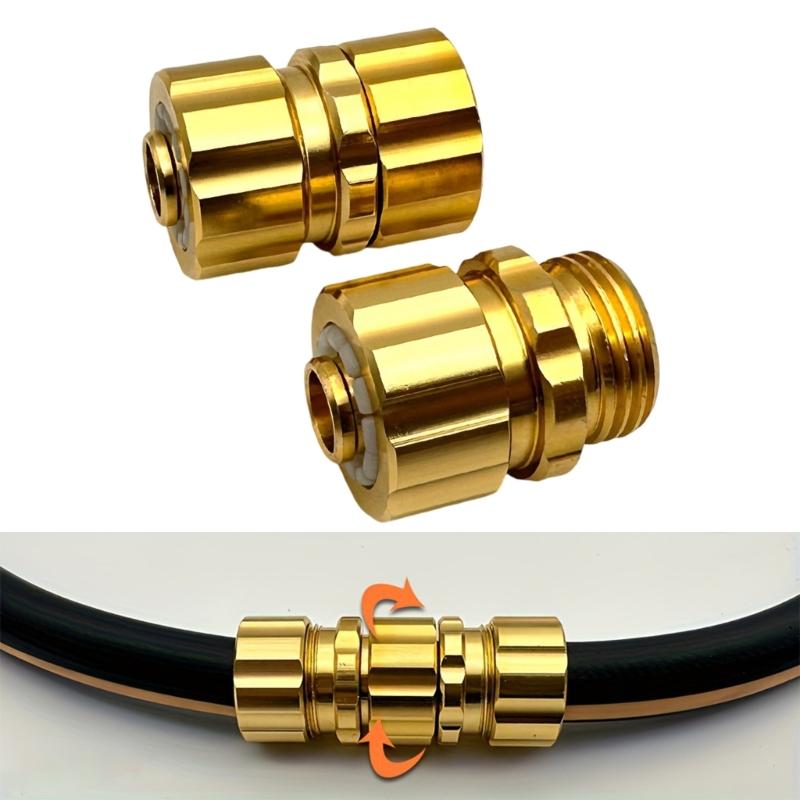 Quick connecting Swivel Connector Garden Hose Coupling Universals Water Pipe Fitting For Garden Irrigation Car Washing
