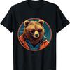Bear Artwork Sunglasses Wildlife Forest Animal Lovers T-Shirt