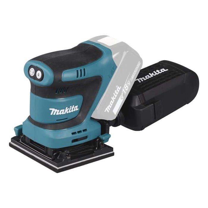 Ponceuse vibrante sans fil - makita - dbo480zj - 18v - ergonomique - coffret inclus