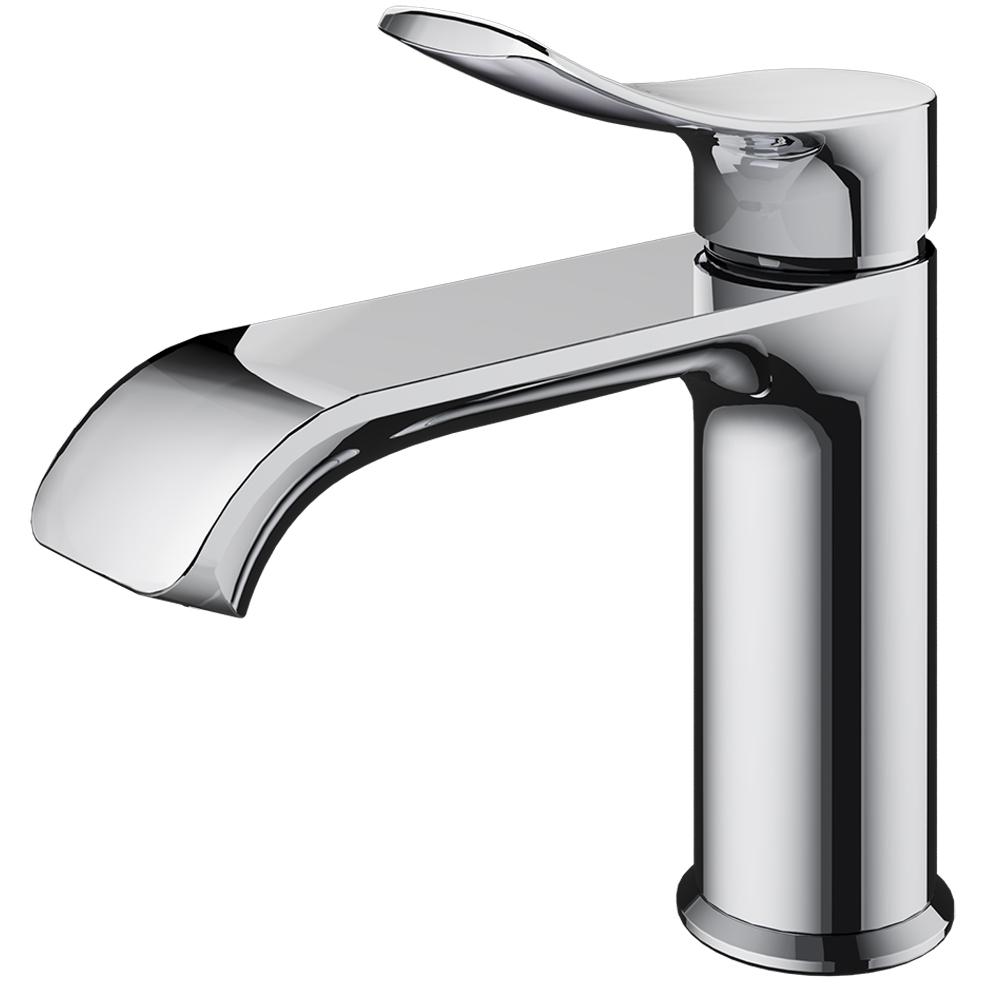 Modern Brass Gun Grey Single Hole Bathroom Water Basin Faucet Basin Mixer Faucet