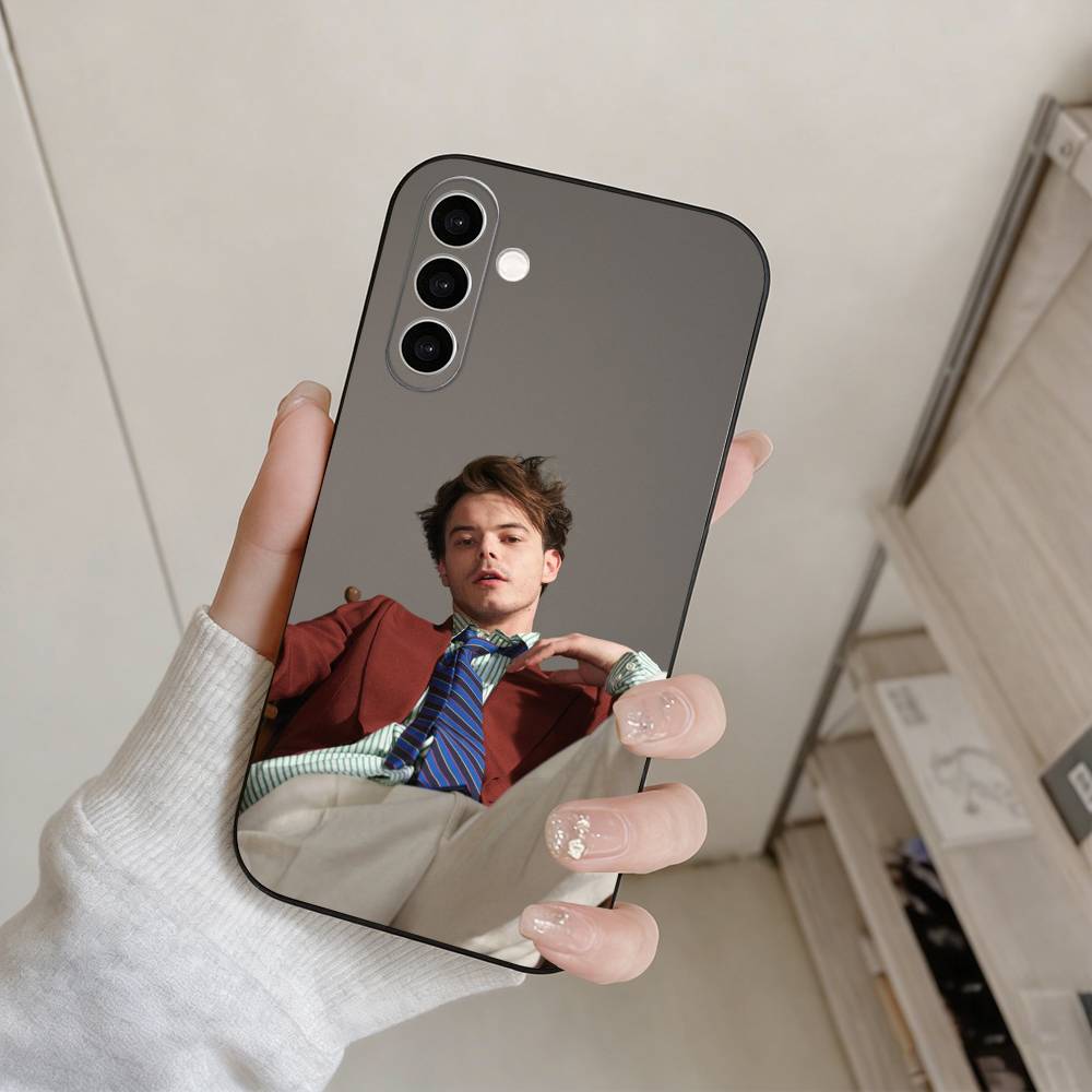 British Actor Charlie Heaton Phone Case For Samsung Galaxy A73,A72,A71,A70,A53,A52,A51,Others Soft Black Cover