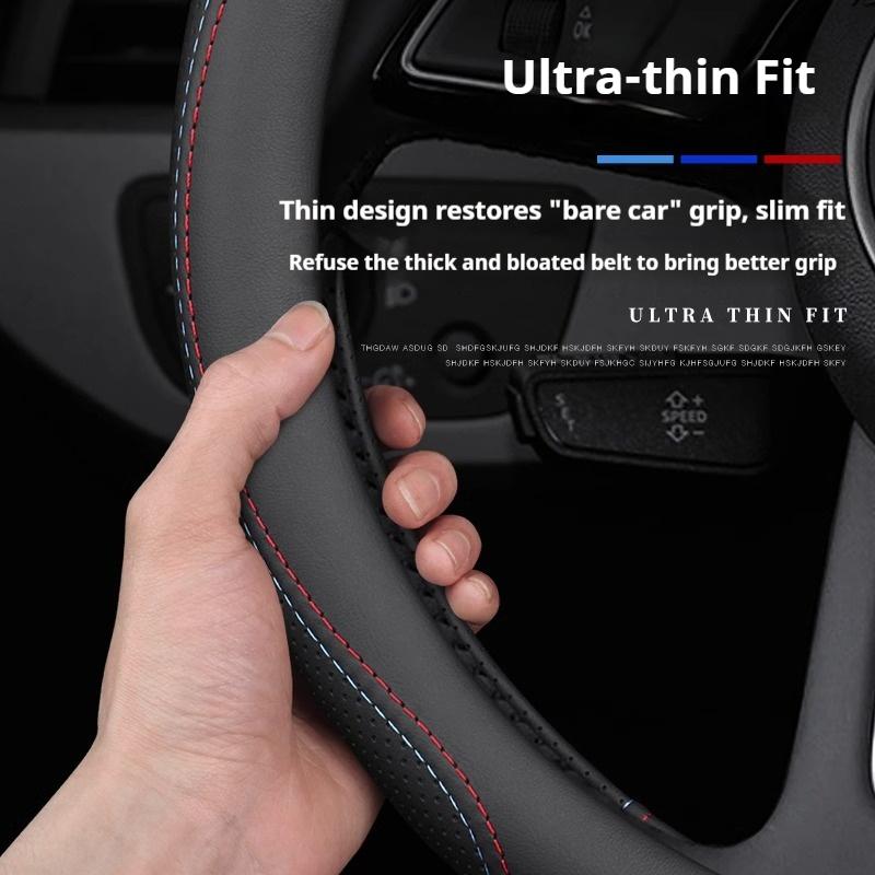 For MG MG3 3SW ZR EHS EZS GS MG4 5 MG6 MG7 HS ZS EV 2023 2024 GT X Power Car Anti-slip Leather Steering Wheel Cover Accessories yto6