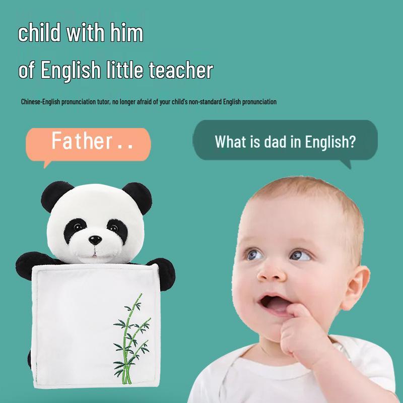 Interactive Singing Peek-a-boo Panda: Educational Plush Toy with Remote Control
