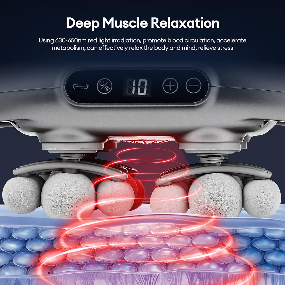 18-Head Fascia Gun High-Frequency Vibration Body Massage Gun Back and Waist Massager Neck Shoulder Massager Muscle masajeador