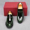 Fashion Britain Fashion New Men's Glossy Patent Leather Oxford Flats Casual Shoes Male Loafers Homecoming Wedding Dress Footwear