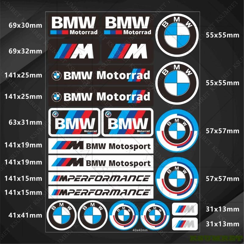 Vinylové nálepky s logem pro motocykl BMW