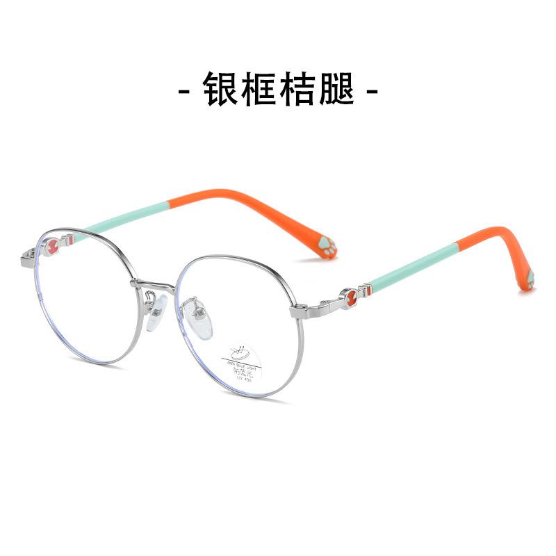 Mode Kinder Jungen Mädchen Augenschutz Computer Kinder Brille Anti-Blaulicht Ultraleichter Rahmen Bequeme Brille