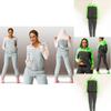 Elegant Splicing Contrast Color Sweater Sports Suit 2pcs Pullover Hoodie Sweatshirt